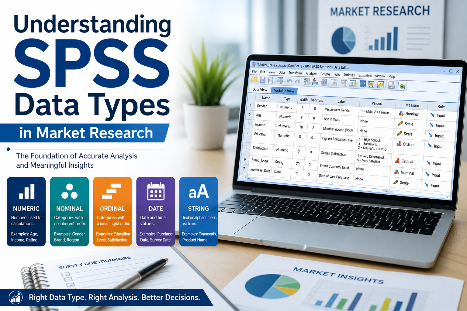 Understanding SPSS Data Types in Market Research